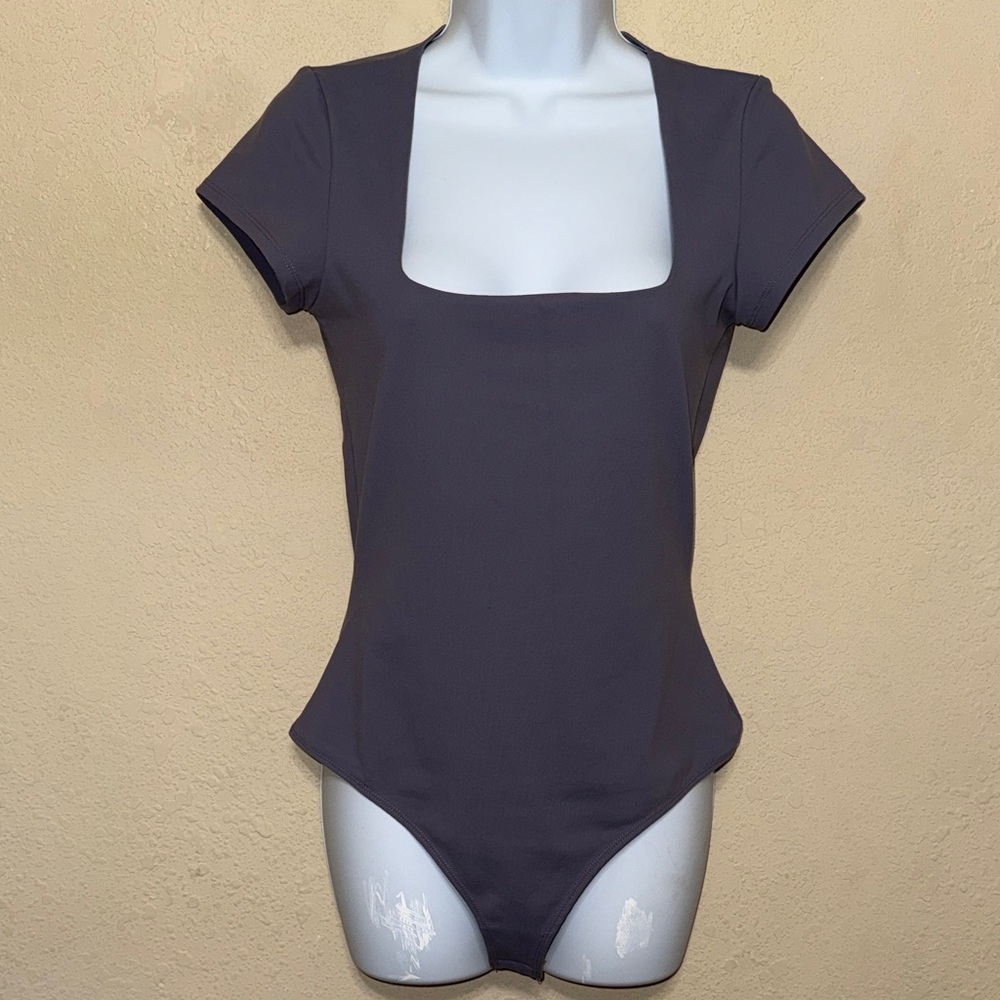 Intimately free people square eyes Elegant Slate Gray Women's Bodysuit